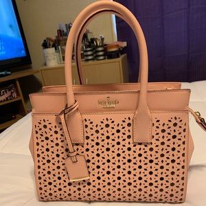 Cameron Street Candace Perforated Leather Satchel